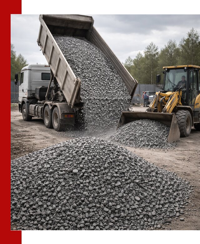 Доставка и продажа щебня гранитного в Великих Луках
