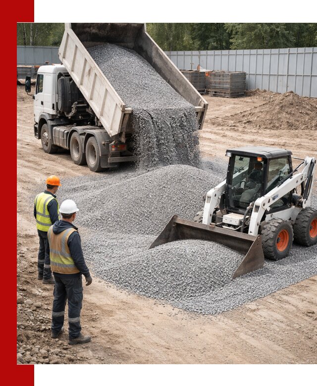 Доставка и продажа гранитного щебня фракции 0-5 в Великих Луках