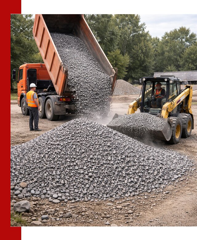 Купить гранитный щебень фракции 5–10 в Великих Луке с доставкой