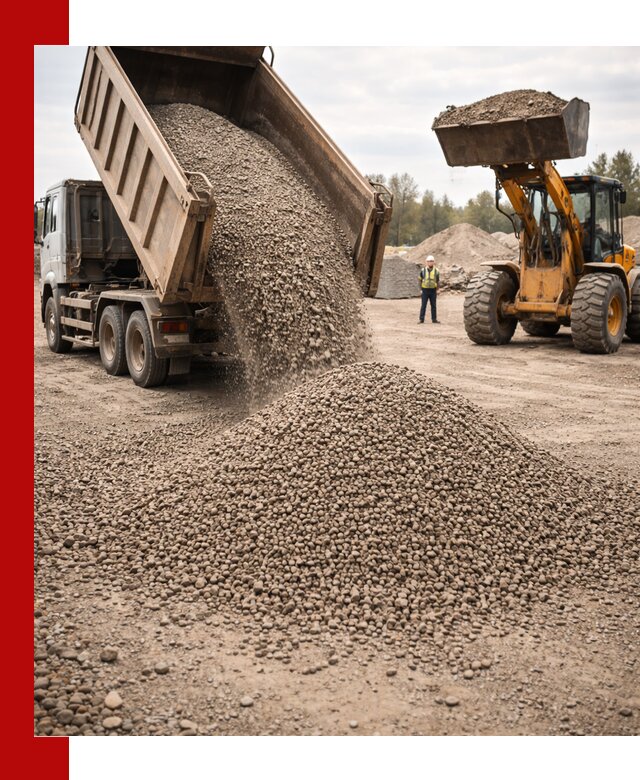 Гравийный щебень фракция 3–10 с доставкой в Великих Луках