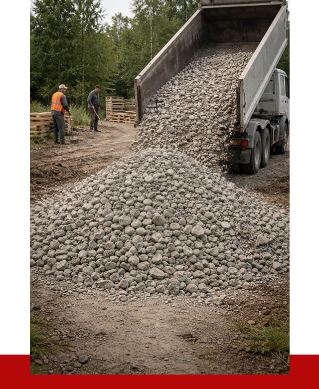 гравийный щебень фракция 70-120 в Великих Луках от 2533 р. ПРОНЕРУДВкл