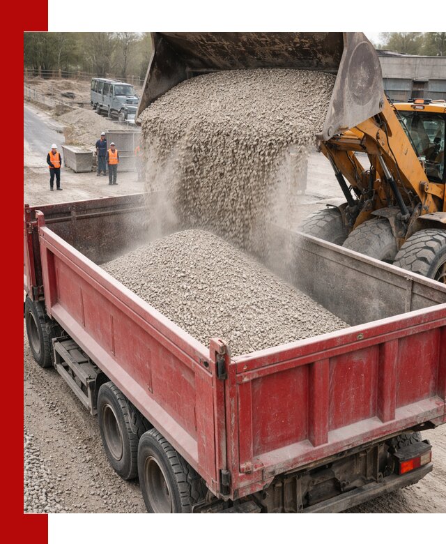 Купить известняковый щебень фракции 0-5 с доставкой в Великих Луке