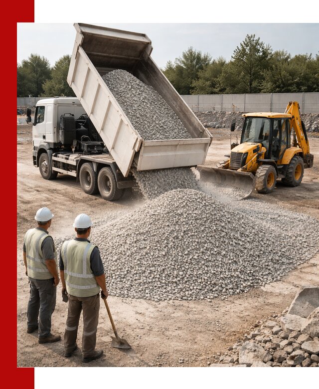Купить известняковый щебень фракции 5–10 мм с доставкой в Великих Луке
