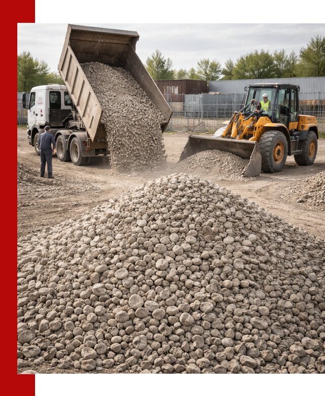 Доломитовый щебень фракции 20–41 с доставкой в Великих Луках