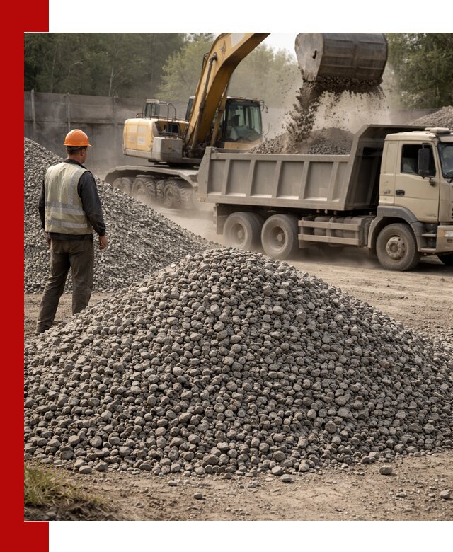 Шлаковый щебень фракция 5-20 с доставкой в Великих Луке