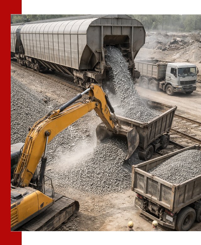 Доставка железнодорожного щебня в Великих Луке крупными партиями быстрого отгруза