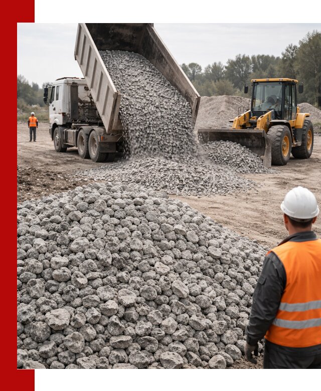 Доставка бетонного щебня фракции 20-40 в Великих Луке