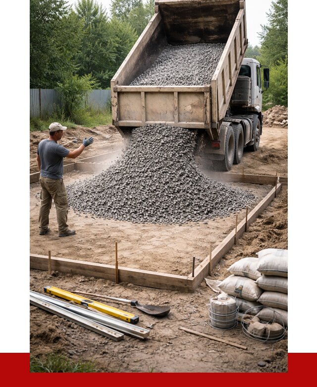 Купить щебень для фундамента в Великих Луке от 4652 р. | ПРОНЕРУДВкл