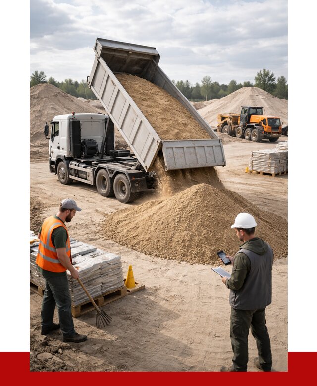 Карьерный песок с доставкой в Великих Луке от 3721 р. ПРОНЕРУДВкл