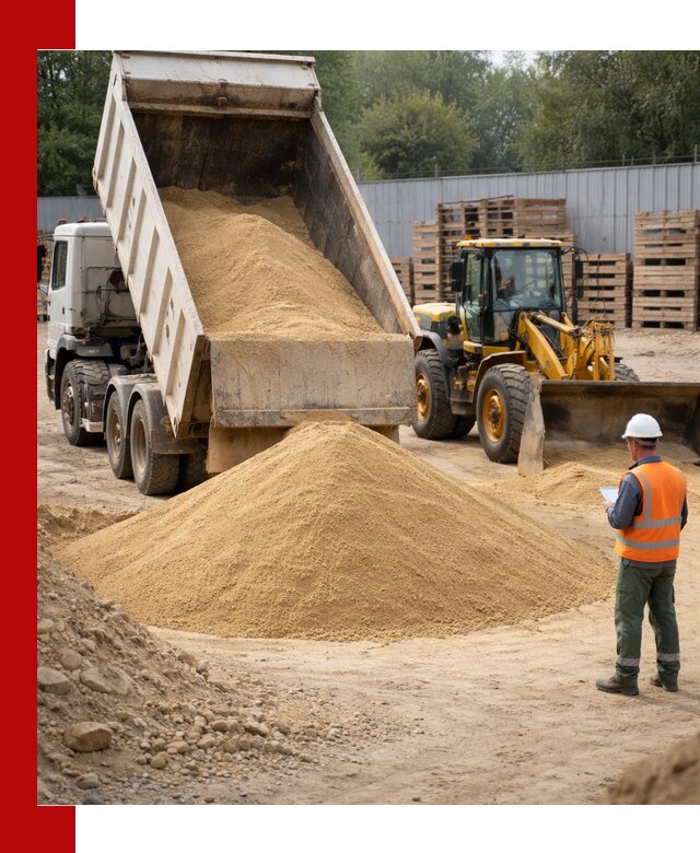 Доставка карьерного мелкозернистого песка в Великих Луках