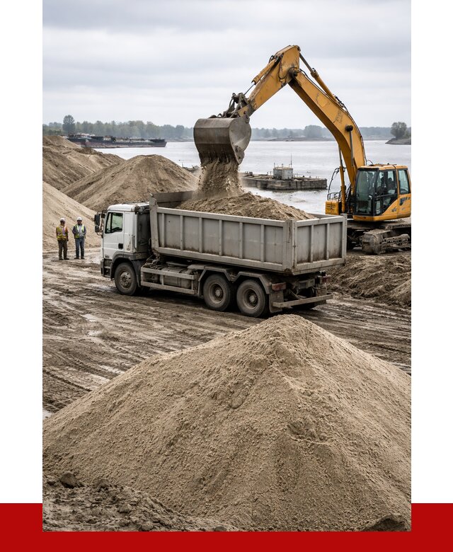Купить речной песок навалом в Великих Луке от 1861 р., ПРОНЕРУДВкл