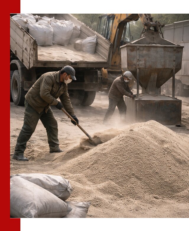 Кварцевый песок для пескоструя в Великих Луках — доставка и качество