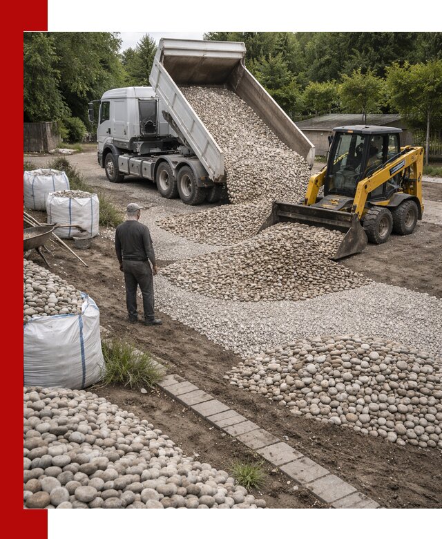 Доставка морской гальки оптом и в розницу в Великих Луке