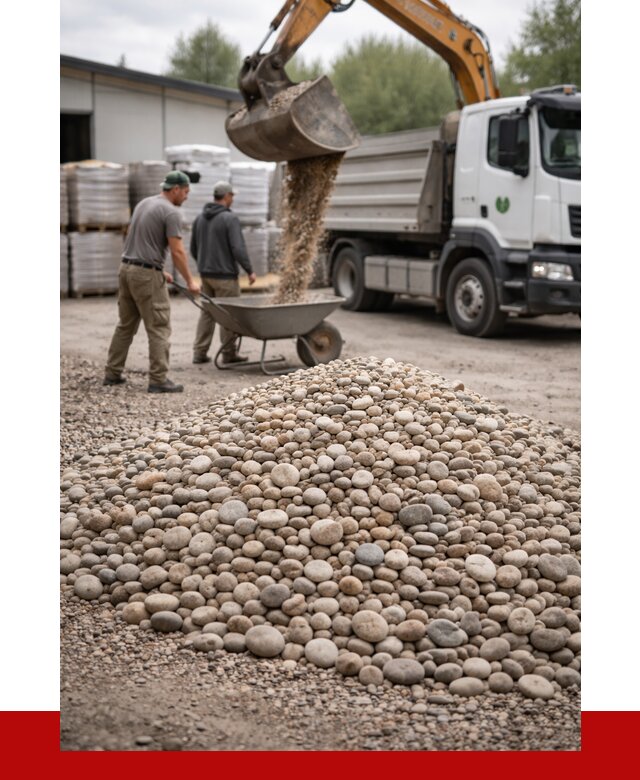 Галька декоративная в Великих Луке от 3308 р. за куб | ПРОНЕРУДВкл