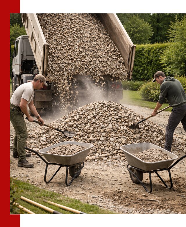 Доставка и продажа декоративной гальки в Великих Луке