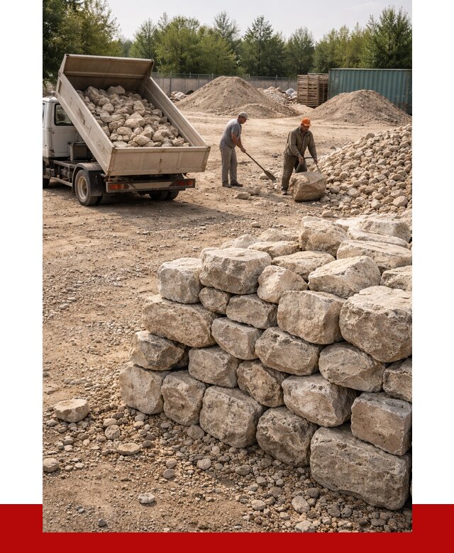 Бутовый камень известняковый в Великих Луке от 4342 р. | ПРОНЕРУДВкл