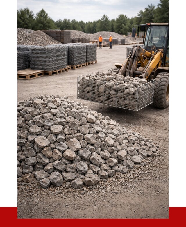 Камень для габионов фракция 70-150 в Великих Луке от 4342 р. | ПРОНЕРУДВкл