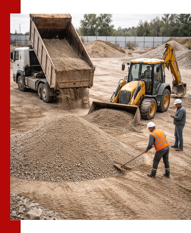 Поставка и доставка ПГС С4 в мешках и самосвалах в Великих Луках