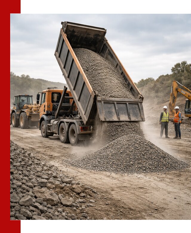 Щебёночно-песчаная смесь ЩПС С1 с доставкой в Великих Луке