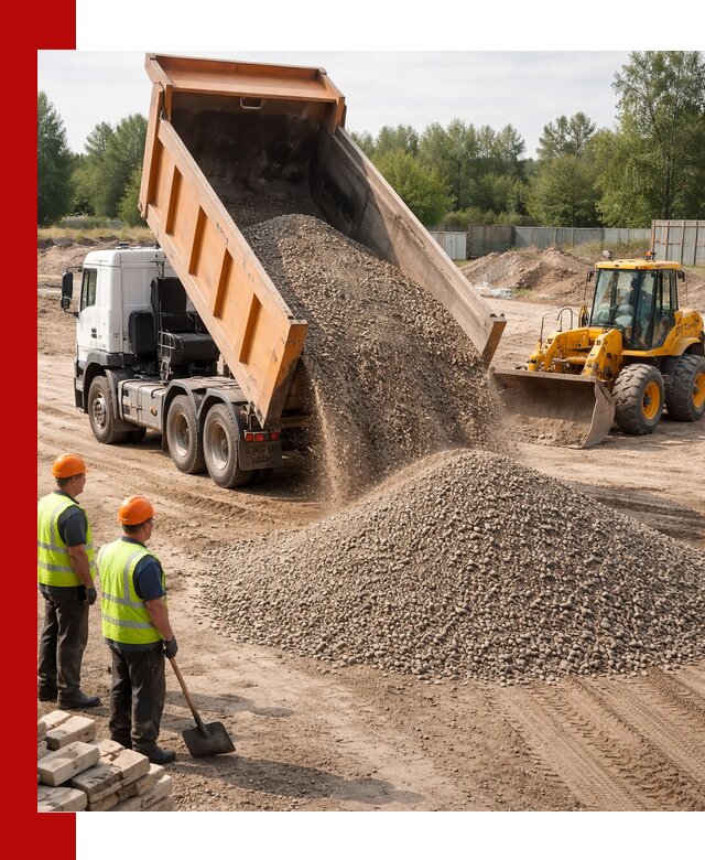 Доставка щебёночно-песчаной смеси ЩПС С7 в Великих Луках