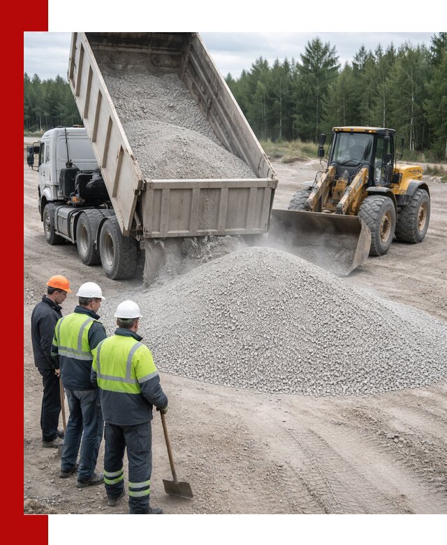 Известняковый отсев 0-5 доставка в Великих Луке быстро и выгодно