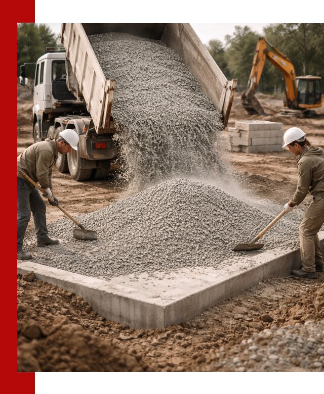 Доставка и продажа отсева для бетона в Великих Луке