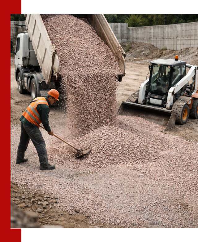 Крошка розовый гранит с доставкой в Великих Луке от производителя