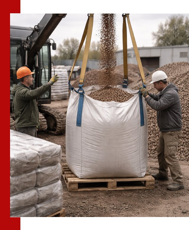 Керамзит в биг-бегах с доставкой в Великих Луке