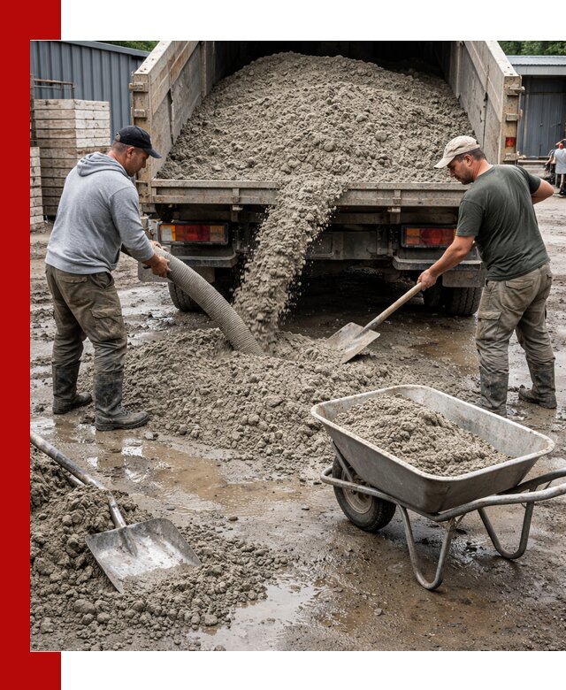 Цементно-песчаная смесь М150 доставка в Великих Луках