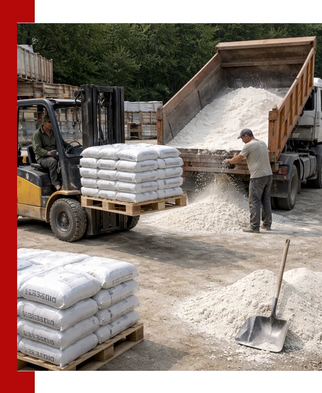 Доставка строительной извести оптом и в розницу в Великих Луке