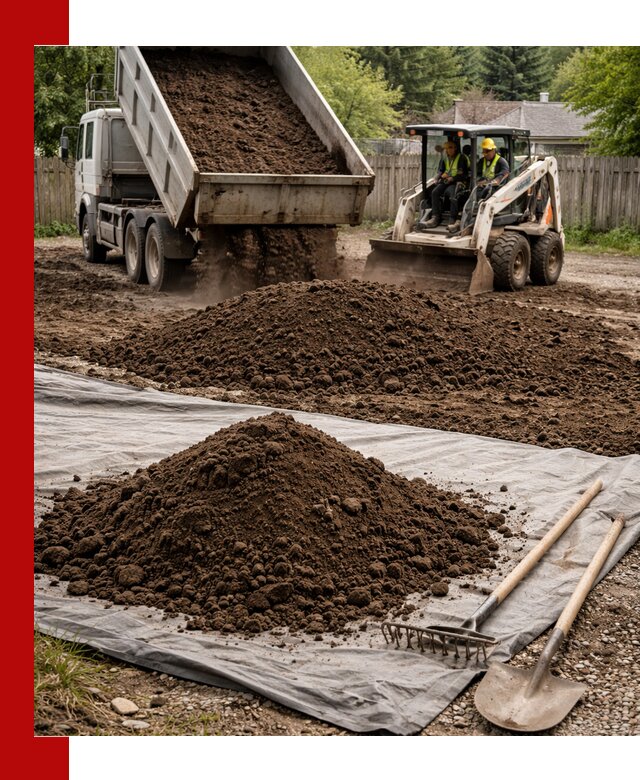 Грунт для отсыпки участка с доставкой в Великих Луке