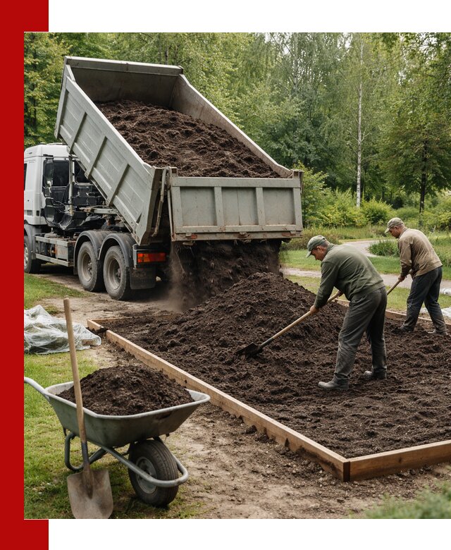 Доставка грунта для озеленения и благоустройства в Великих Луке