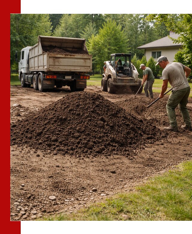 Доставка и укладка грунта для газона в Великих Луке