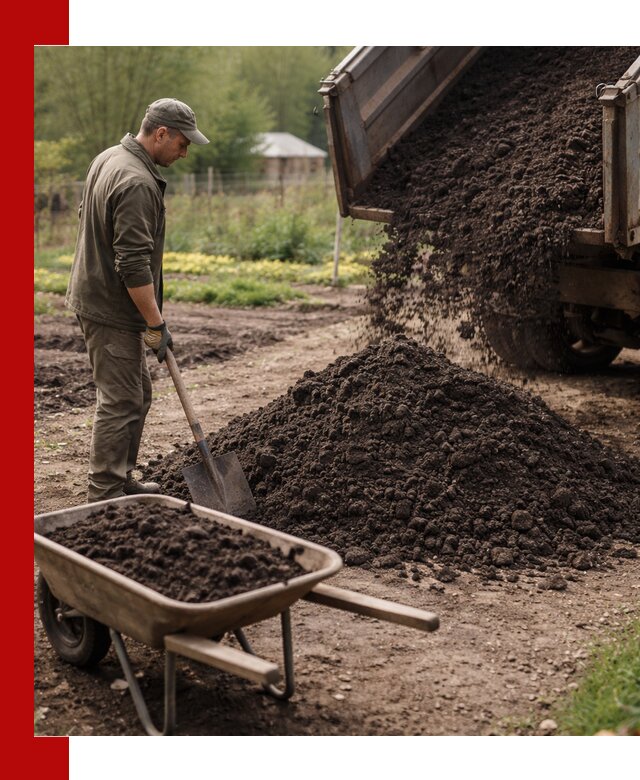 Доставка качественной земли для огорода в Великих Луке