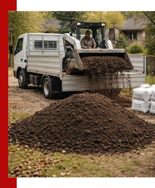 Доставка садовой земли в больших объёмах в Великих Луке