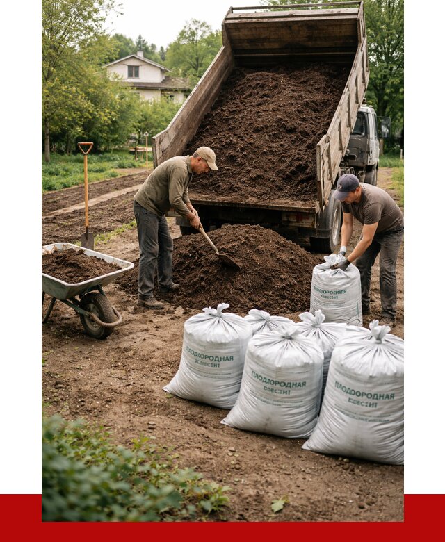 Плодородная смесь в Великих Луке от 4342 р./куб с доставкой | ПРОНЕРУДВкл