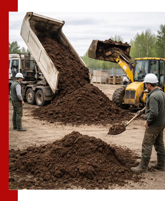 Доставка торфа оптом и в мешках в Великих Луке