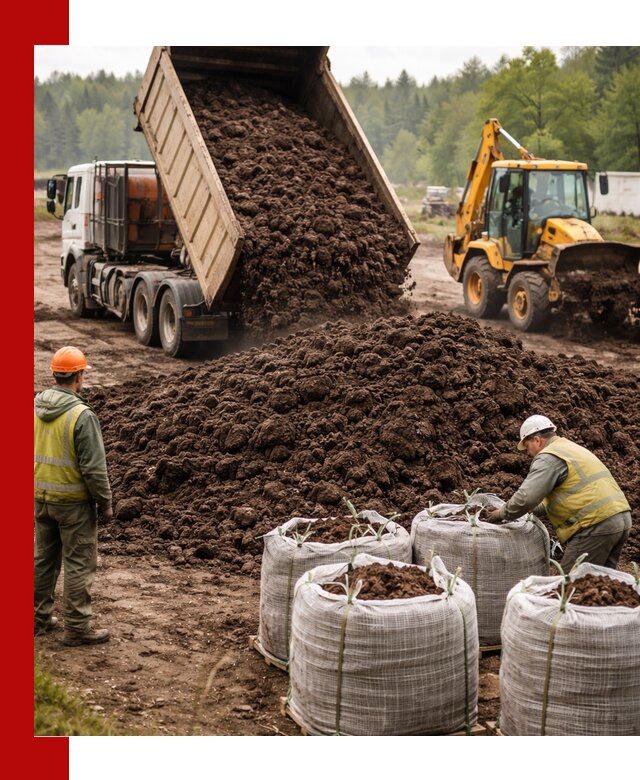 Доставка нейтрального торфа в Великих Луках оптом и в розницу