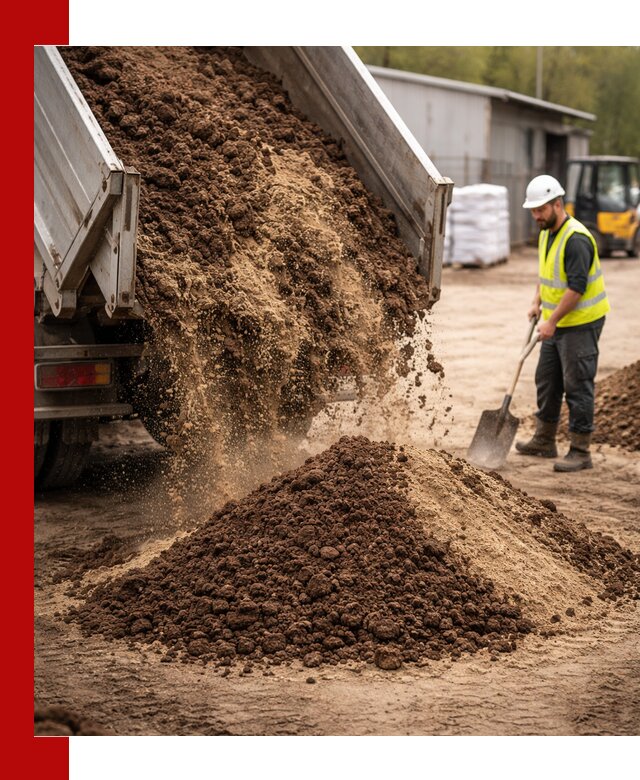 Доставка торфо-песчаной смеси в Великих Луке для строительства и озеленения