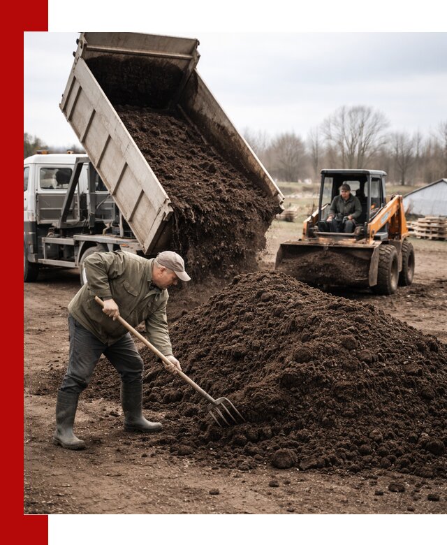 Доставка и продажа перегноя в Великих Луке быстро и дешево