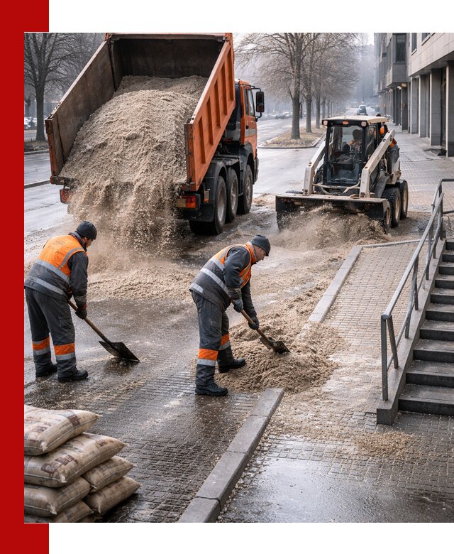 Поставка противогололедных материалов в Великих Луках