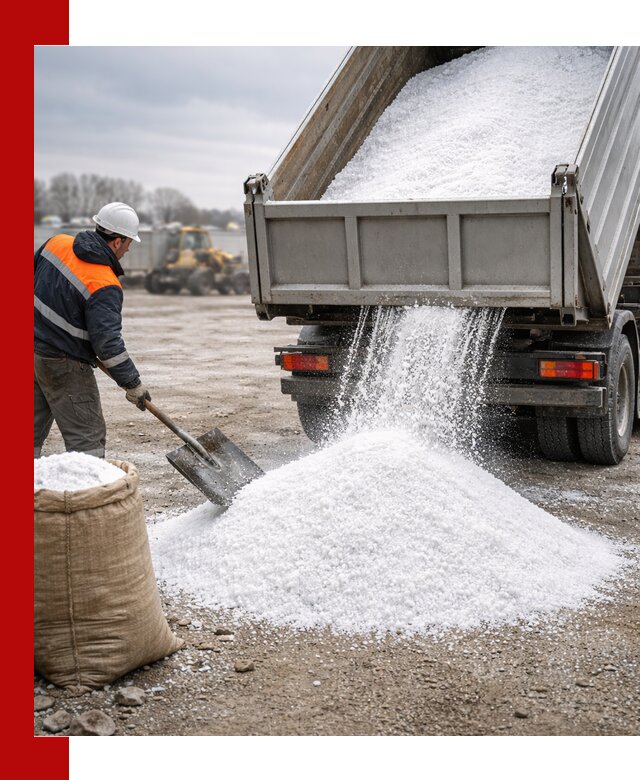 Поставка хлористого натрия оптом и в розницу в Великих Луке