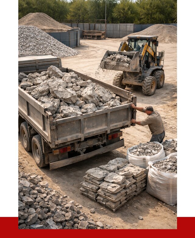 Купить бой бетона с доставкой в Великих Луке от 4962 р. | ПРОНЕРУДВкл