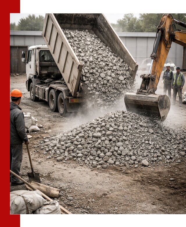 Доставка дробленого бетона в Великих Луке оптом и в розницу