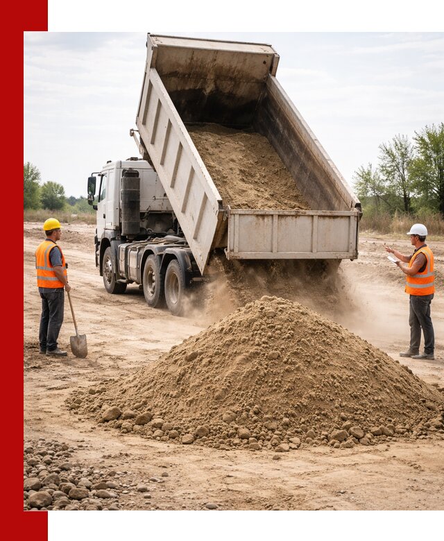 Доставка самосвалом 15 кубов в Великих Луке за город и по городу