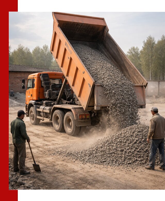 Доставка самосвалом 20 м3 в Великих Луке быстро и надежно