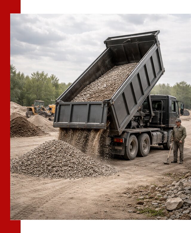 Доставка самосвалом 30 м3 по выгодным ценам в Великих Луке