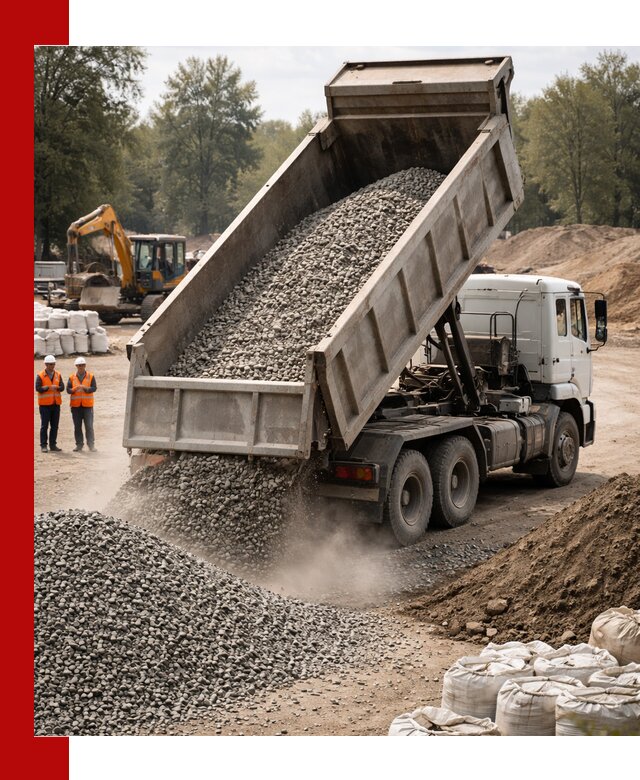 Аренда самосвала в Великих Луках для доставки сыпучих и нерудных материалов