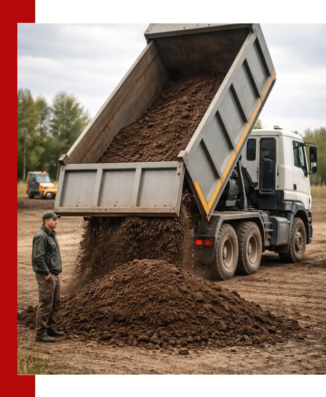 Аренда самосвала с водителем в Великих Луке для сыпучих грузов и навоза