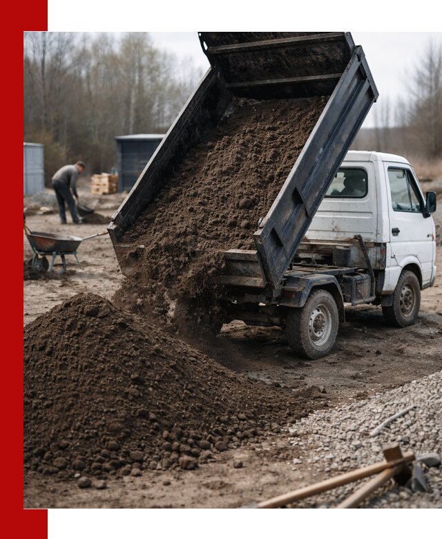Аренда минисамосвала в Великих Луке для доставки сыпучих материалов